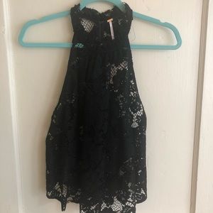 NWT free people lace top. XS